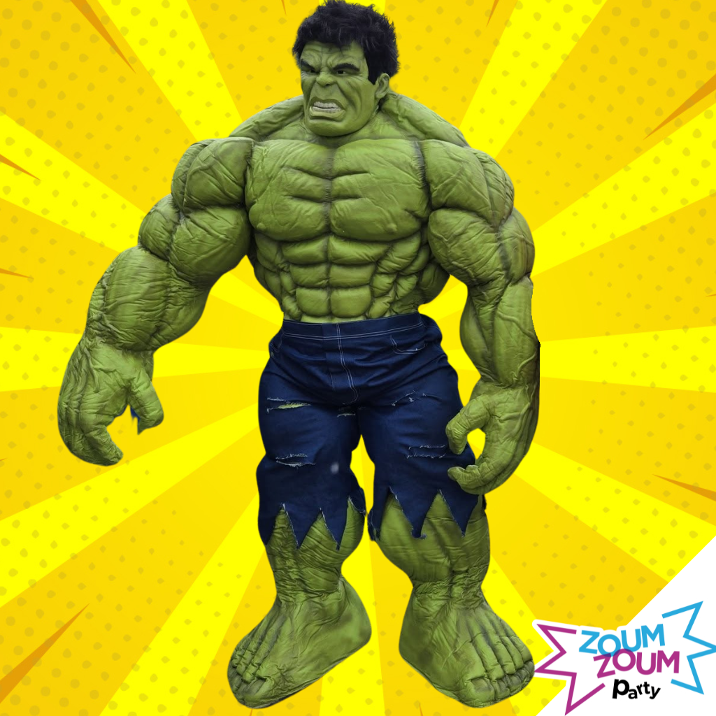 Fête superhéros 2 personnages (inspirée de Hulk)- Grand Montréal