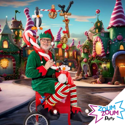 Sculptures de ballons avec Lutin de Noel MC (Québec et les environs)