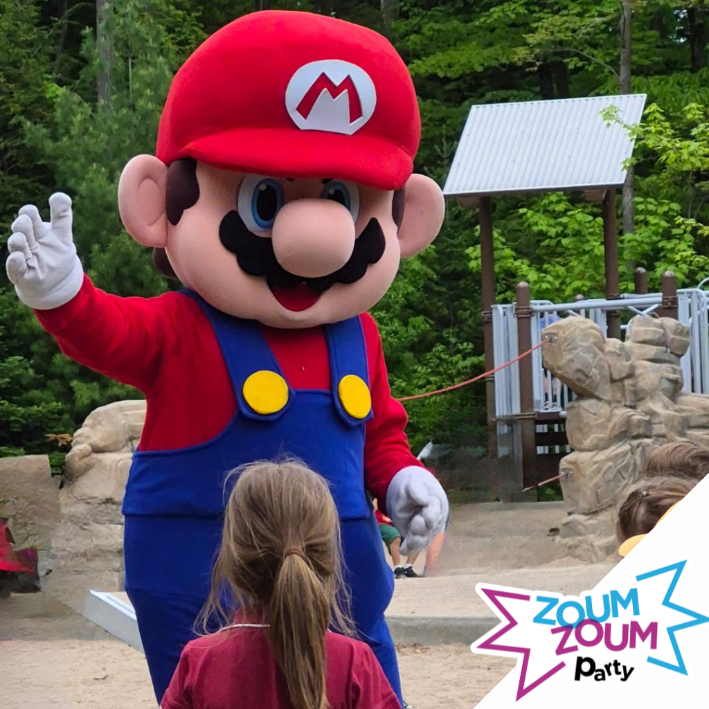 Fête mascotte (inspirée de Mario) - Grand Montréal