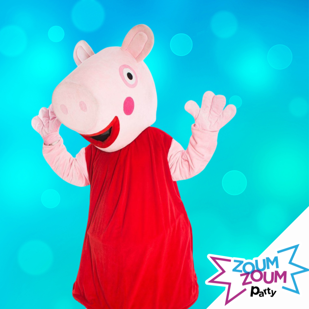 Fête mascotte (inspirée de Peppa Pig)- Grand Montreal