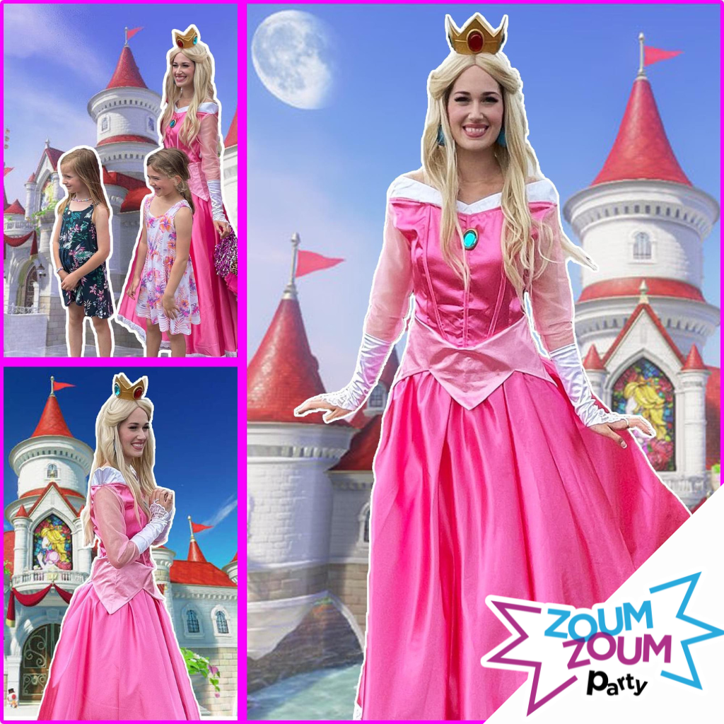 Fête Princesse avec Cadeau Peach