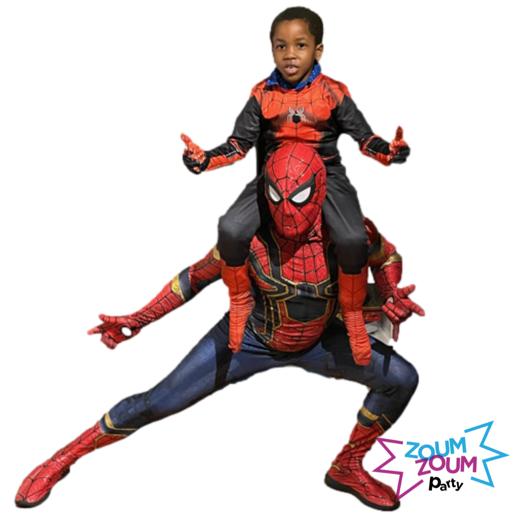 Fête superhéros avec cadeau Spiderman (Québec)