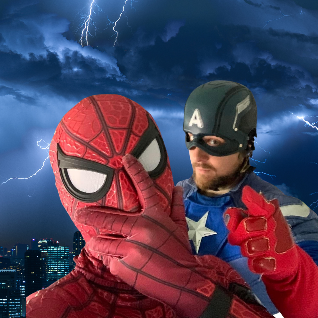Fête superhéros avec Cadeau Capitaine America
