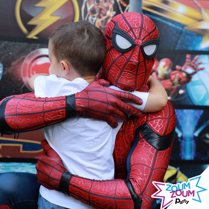 Fête superhéros avec cadeau Spiderman (Québec)